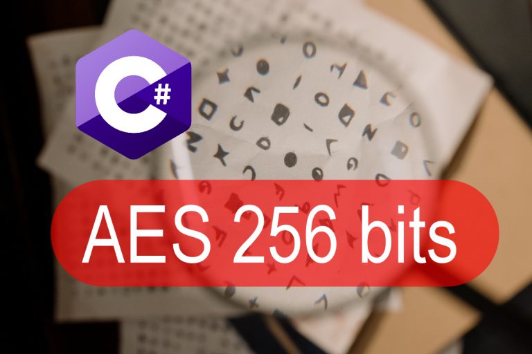 C# AES 256 bits Encryption Library with Salt