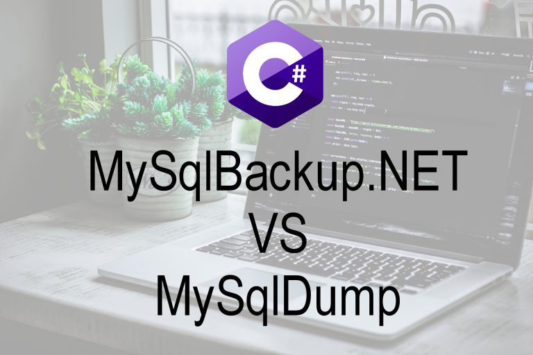 MySqlDump vs MySqlBackup.NET Performance Benchmark